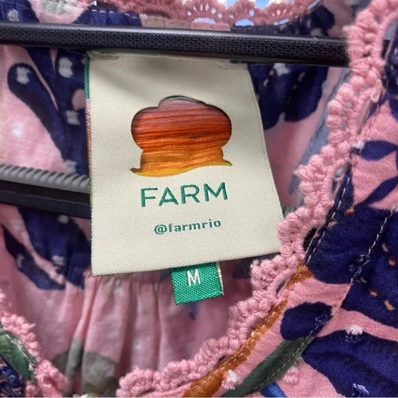 FARM Rio Seashell Tapestry Pink Mini Dress - Picture 5 of 8